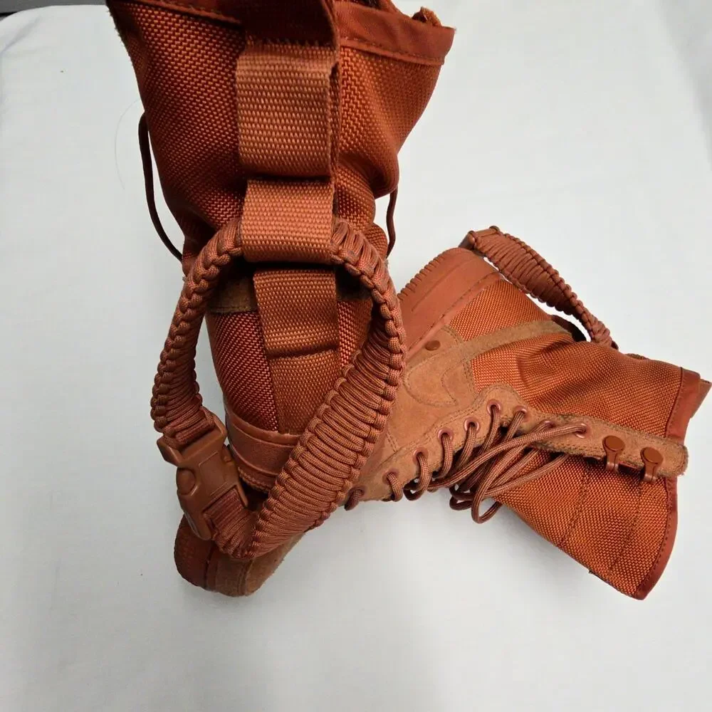 Nike SF Air Force 1 High Boots Mens 8.5 Peach Tactical Sneakers
